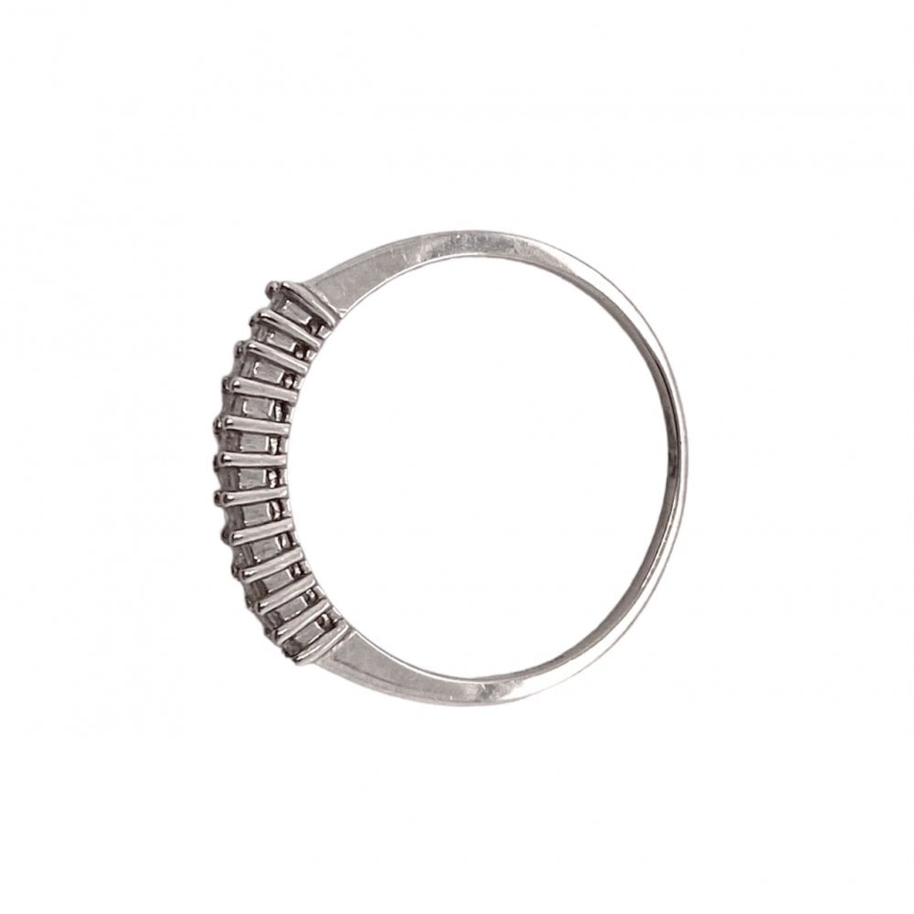 Platinum Eleven Stone Diamond Half Eternity Ring 0.23ct