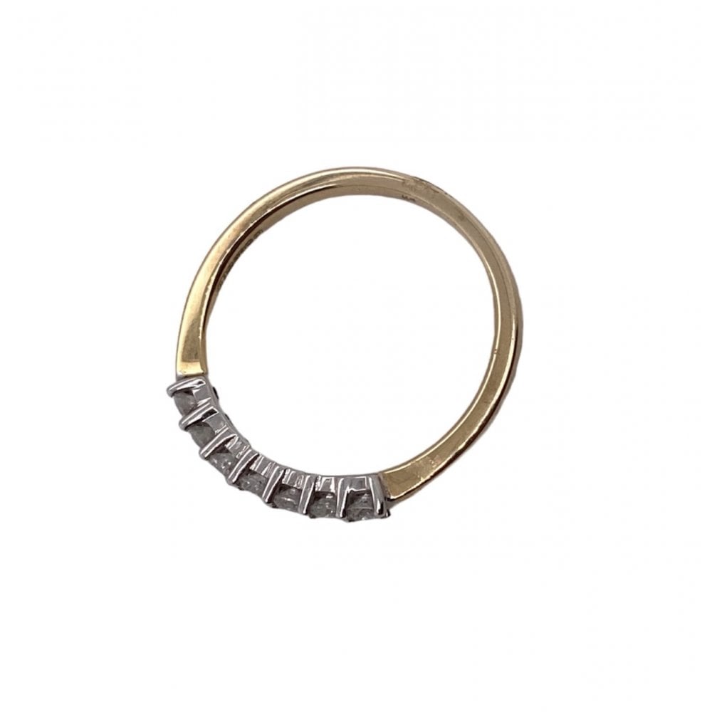 Rigby Jewellers 9ct Yellow Gold  Half Eterinty Diamond Ring