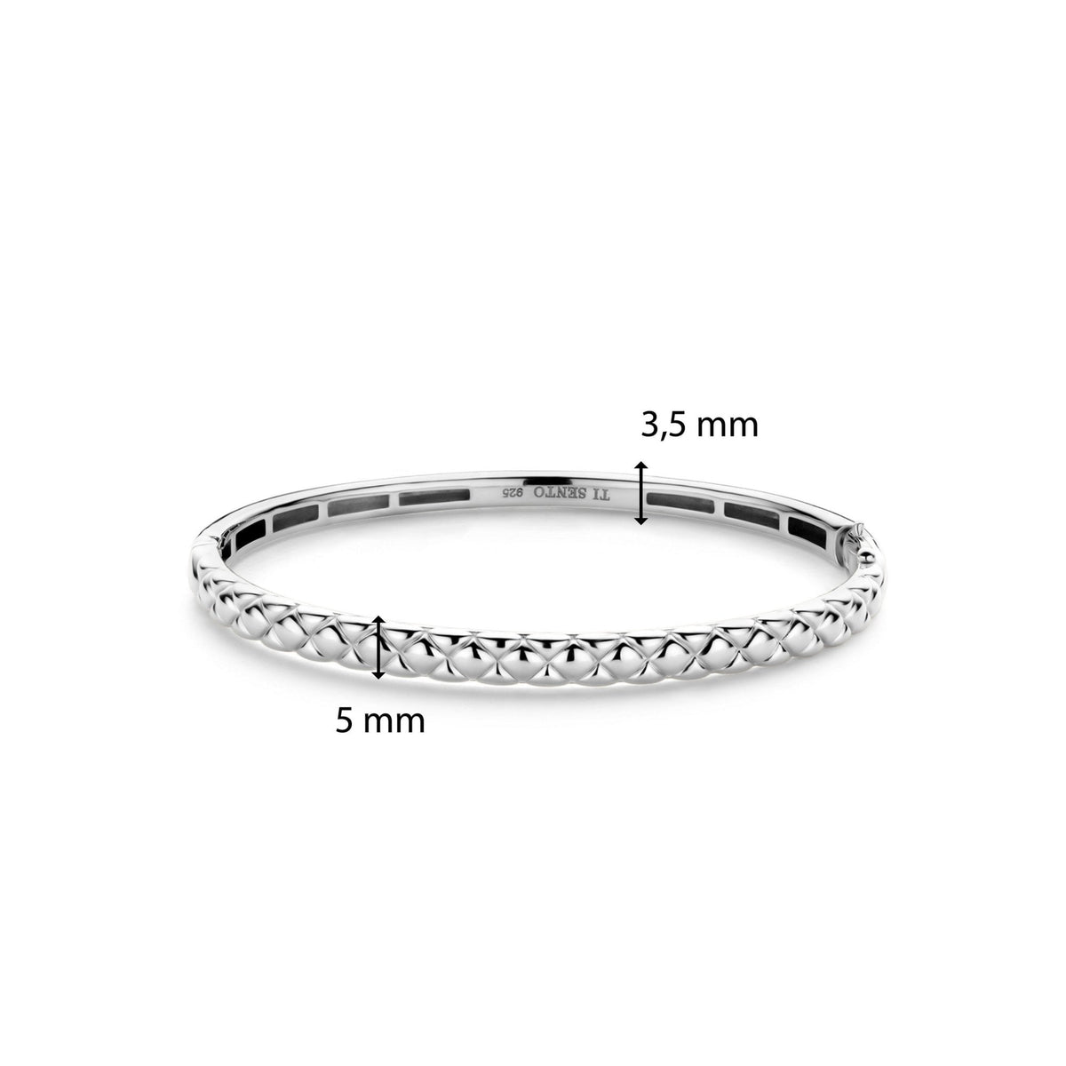Ti Sento Sterling Silver Bangle 23011SI