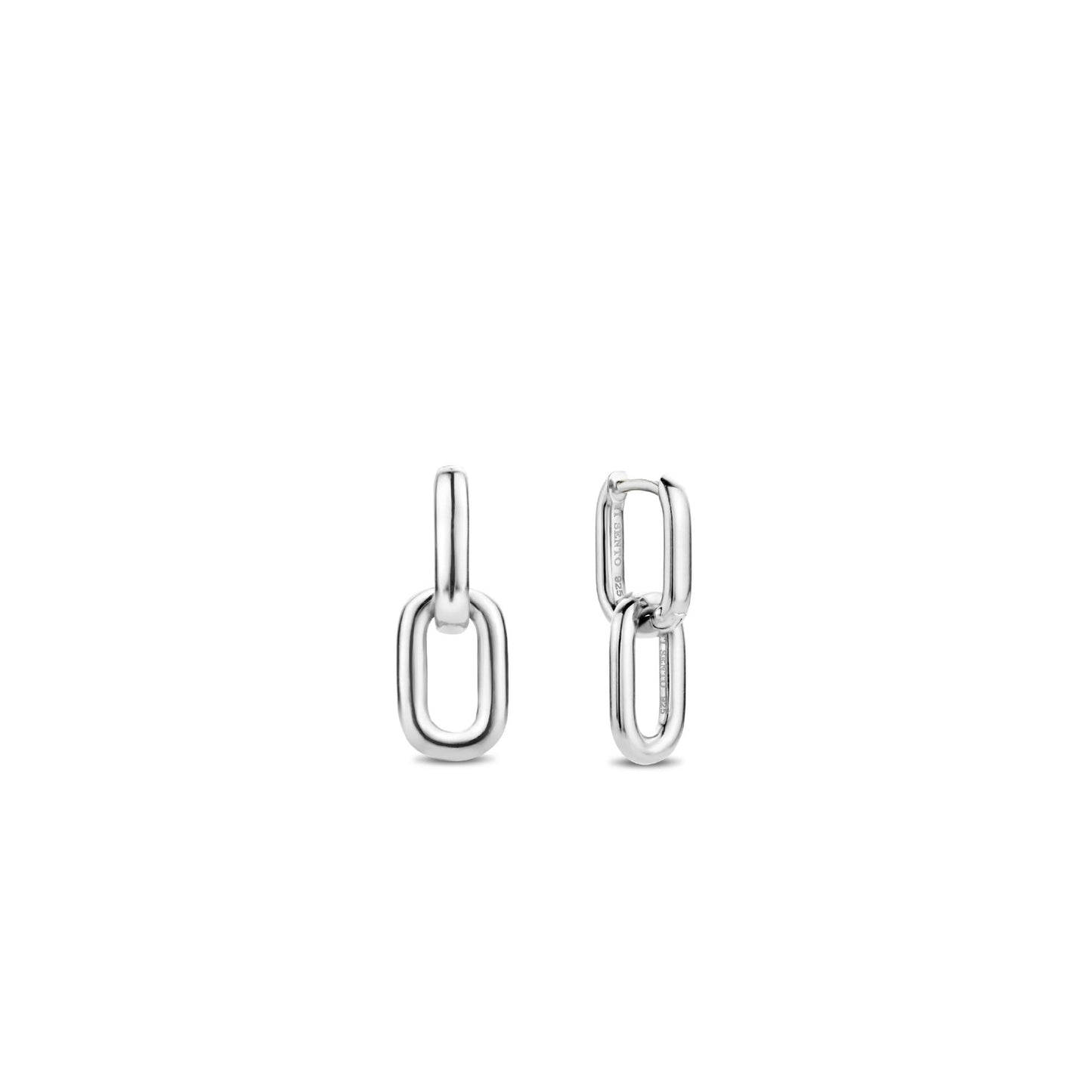 Ti Sento Sterling Silver Link Drop Earrings 7831SI