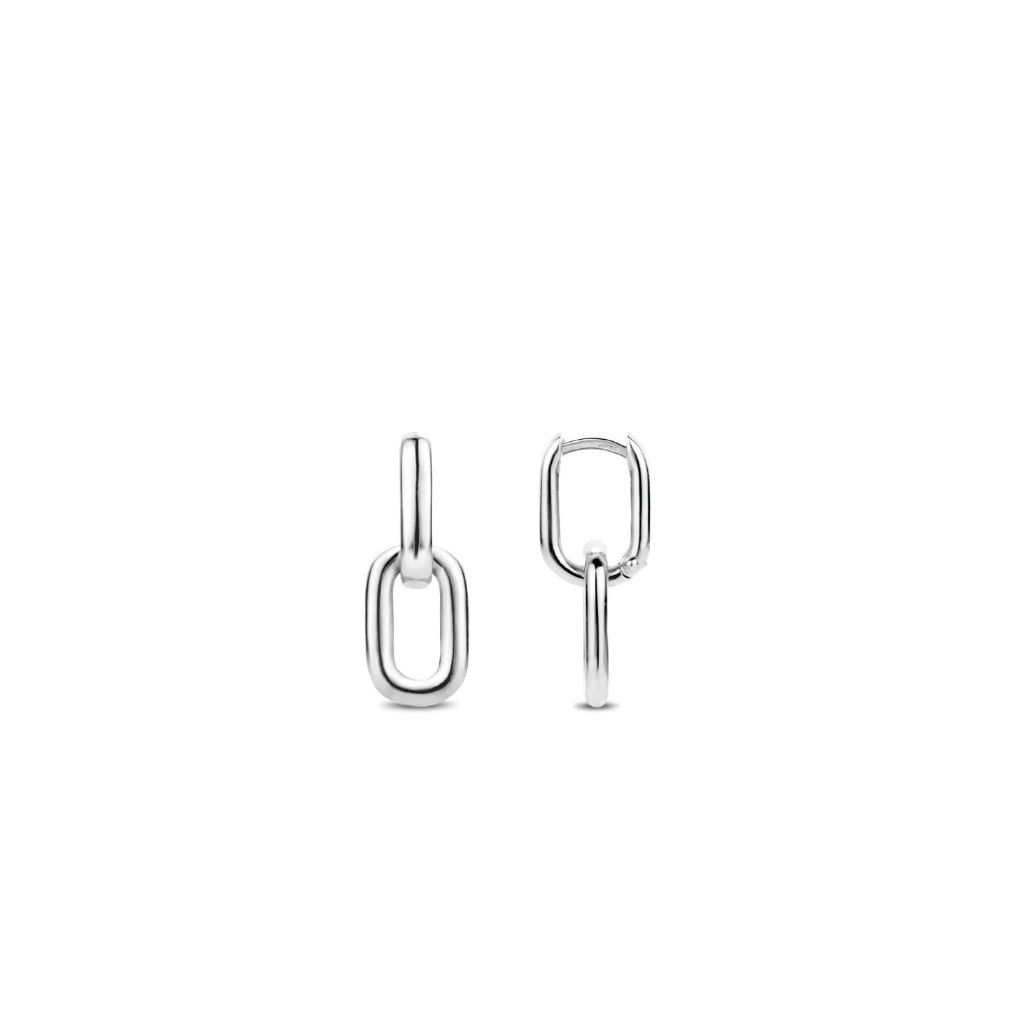 Ti Sento Sterling Silver Link Drop Earrings 7831SI