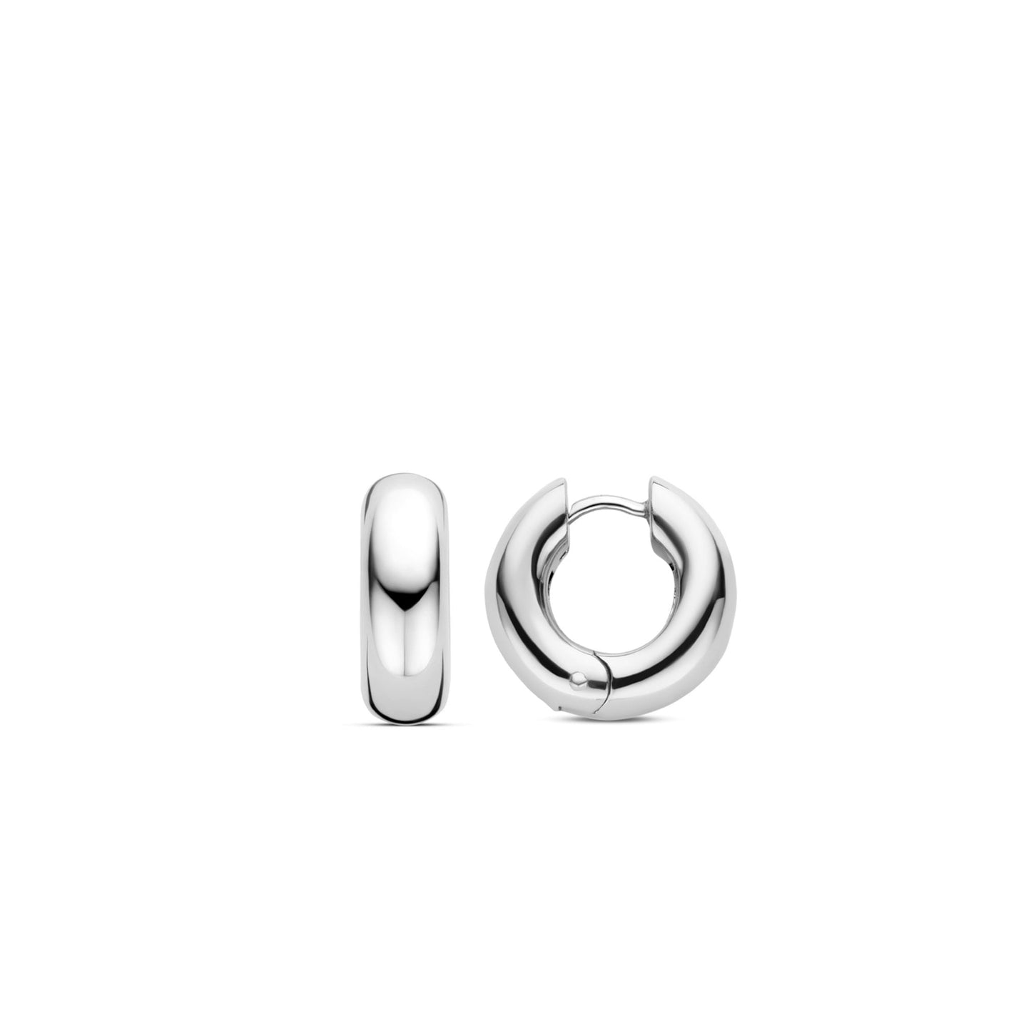 Ti Sento Sterling Silver Chunky Hoop Earrings 7909SI