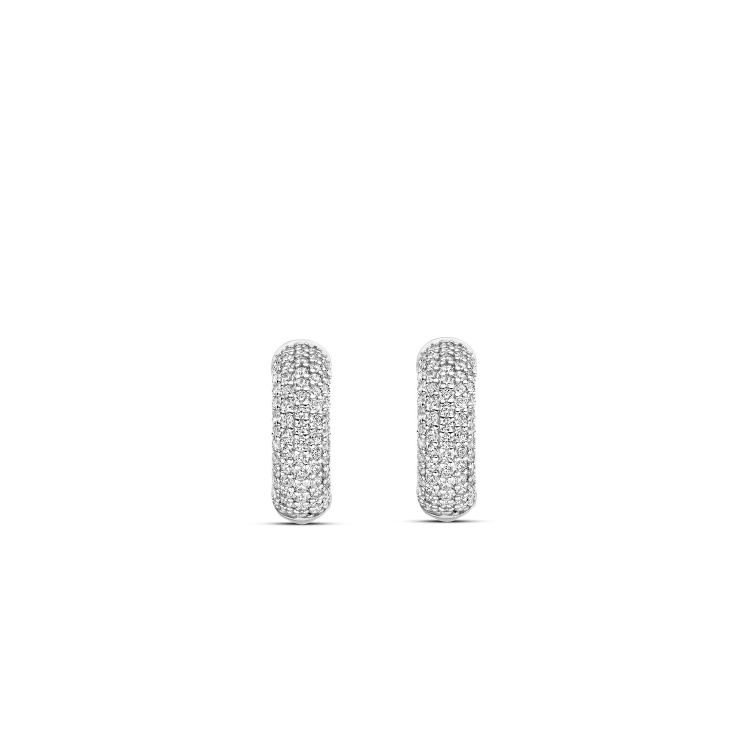 Ti Sento Sterling Silver Chunky Hoop Earrings 7909ZI