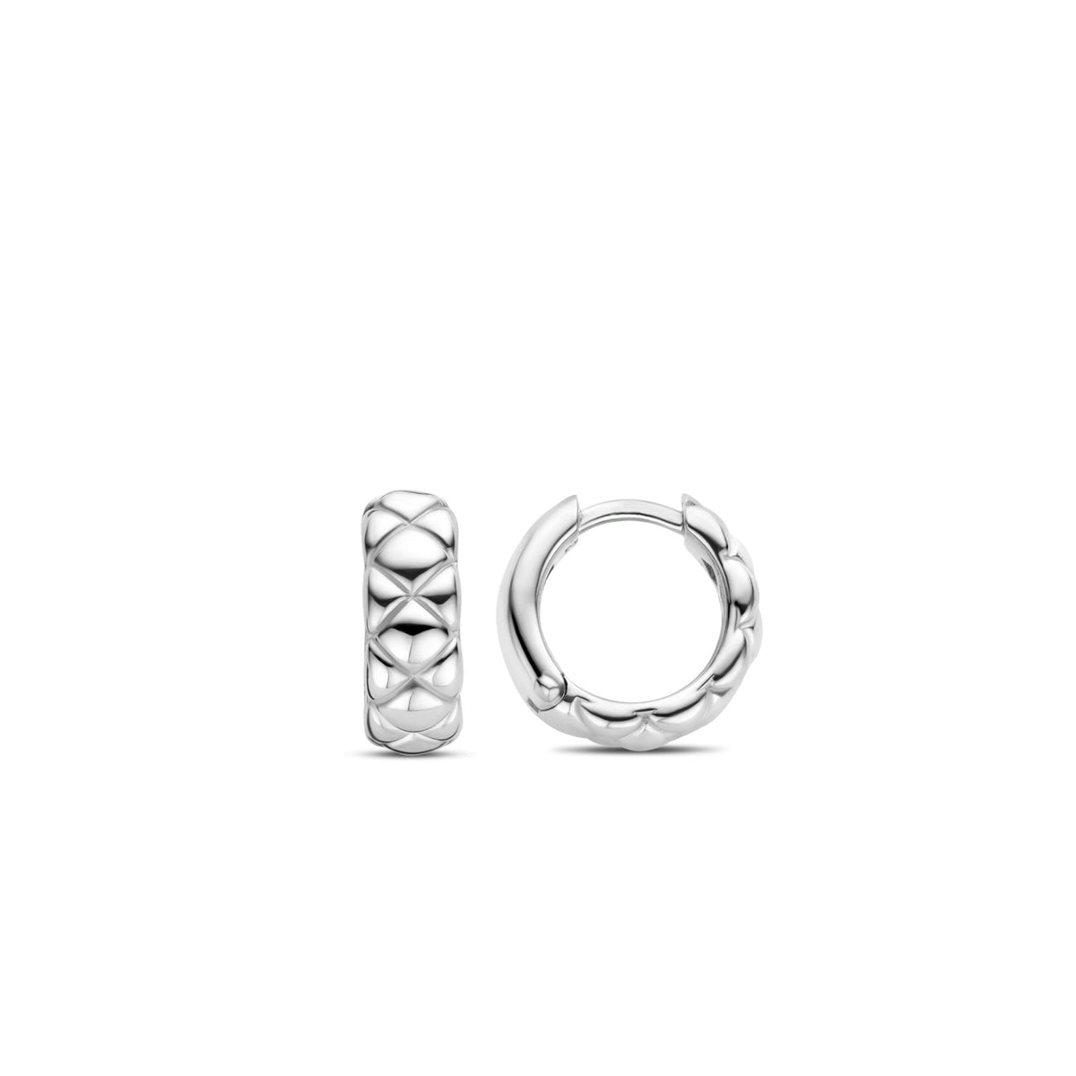 Ti Sento Sterling Silver Hoop Earrings 7911SI