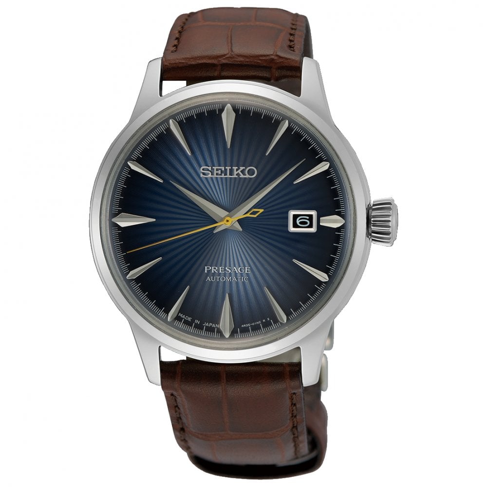 Presage Watch Cocktail Time Midnight Blue Moon SRPK15J1