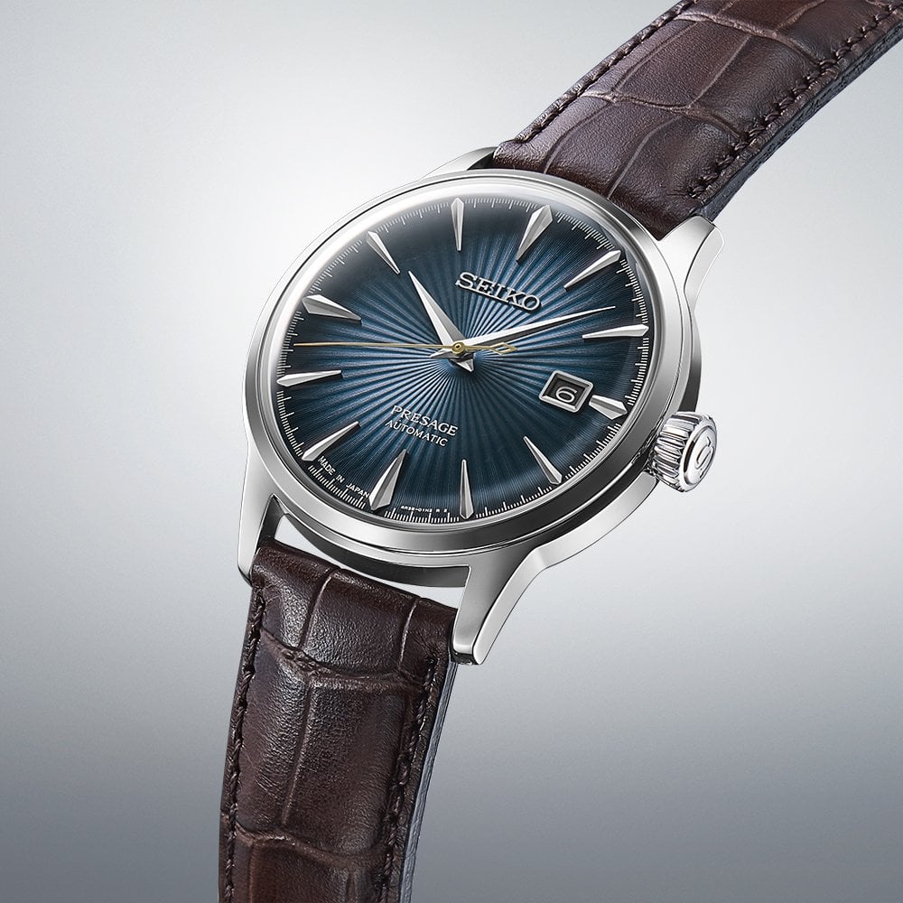 Presage Watch Cocktail Time Midnight Blue Moon SRPK15J1