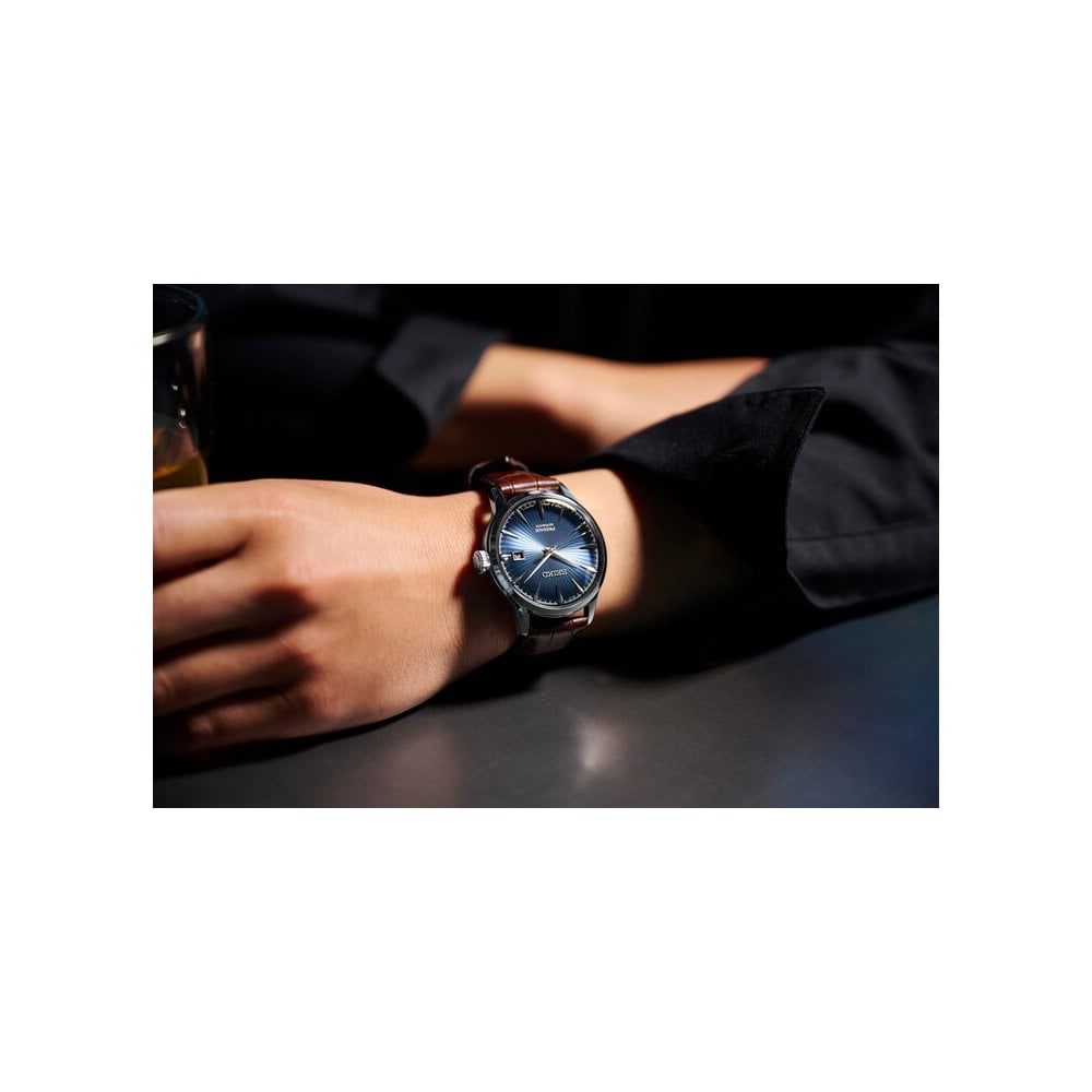 Presage Watch Cocktail Time Midnight Blue Moon SRPK15J1
