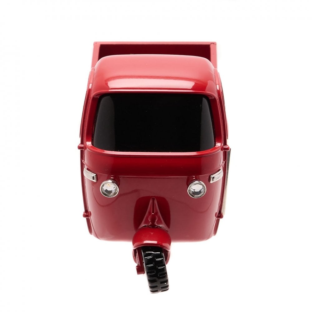 Miniature Quartz Battery Novelty Mantel Clock Red Truck 9719