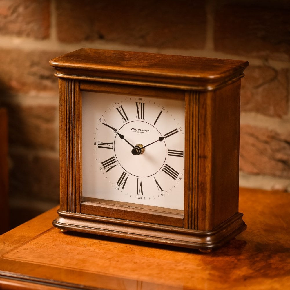 Wooden Westminster Chime Battery Mantel Clock W2904