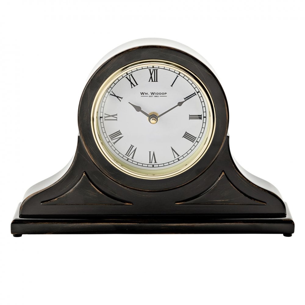 Wooden Barrel Shaped Quartz Mantel Clock W2930