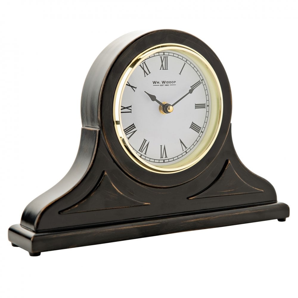 Wooden Barrel Shaped Quartz Mantel Clock W2930