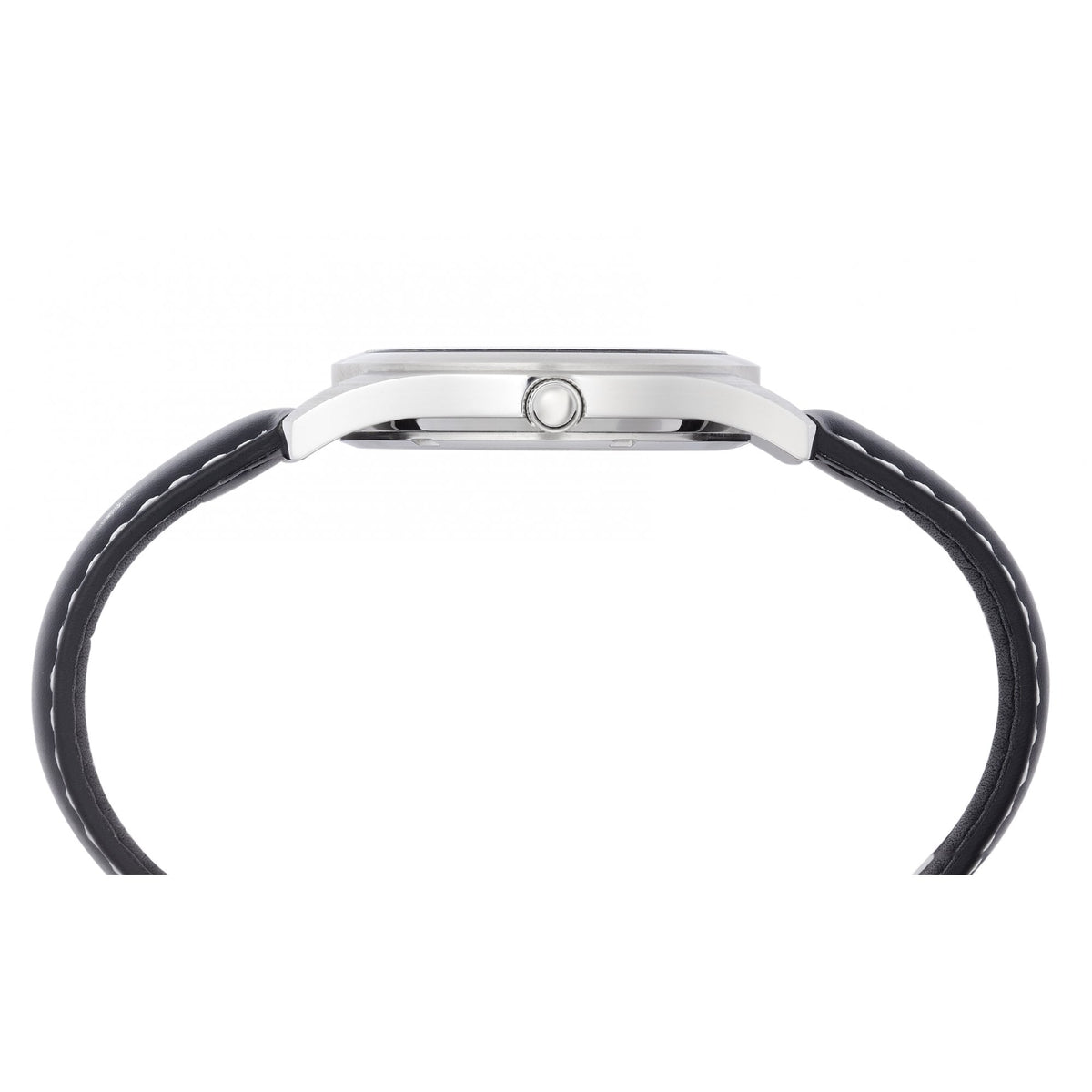 RXN79DX9 Lorus Gents Steel Watch on Leather Strap