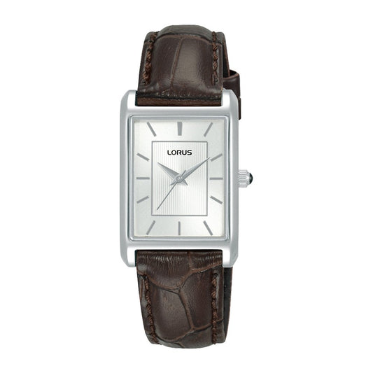 Ladies Steel Battery Watch on Leather Strap RG289VX9
