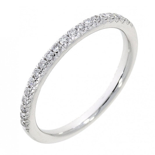 Ladies Platinum Diamond Half Eternity Ring