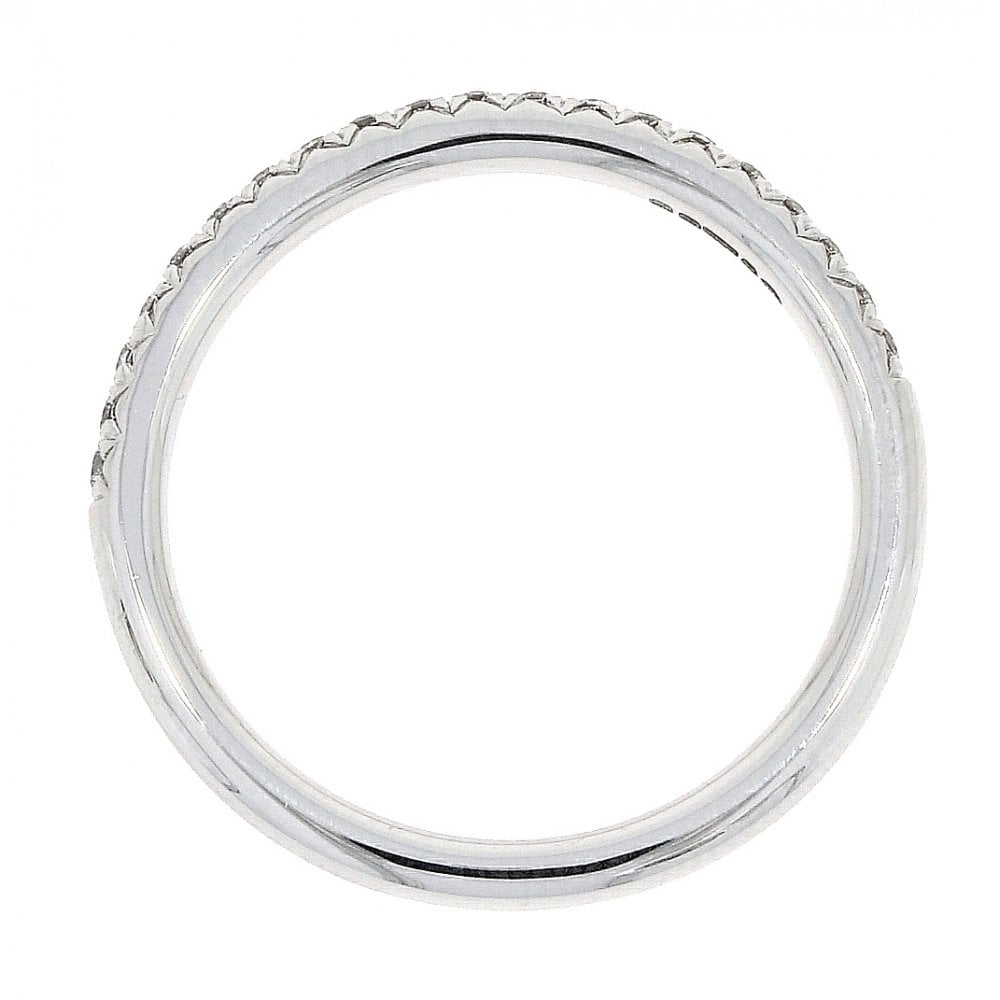 Ladies Platinum Diamond Half Eternity Ring