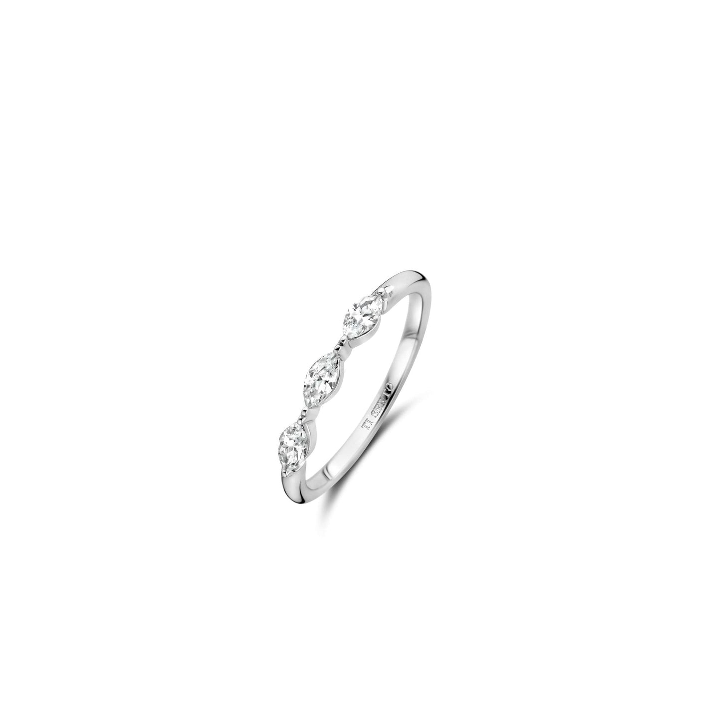 Ti Sento Sterling Silver Cubic Zirconia Ring 12297ZI