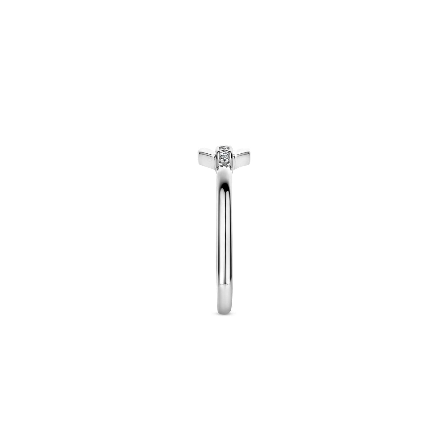 Ti Sento Sterling Silver Cubic Zirconia Ring 12300ZI