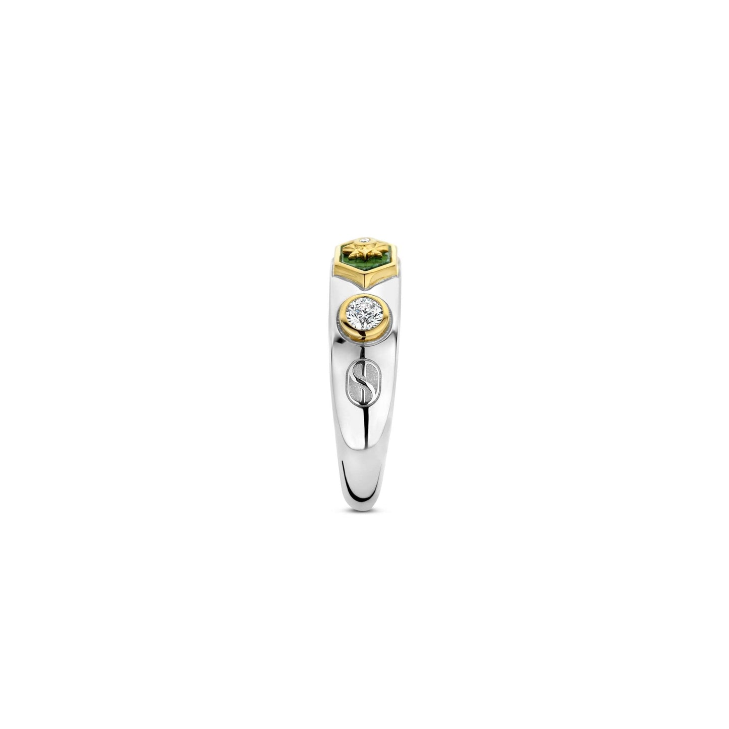 Ti Sento Sterling Silver Stone Set Ring 12314PU