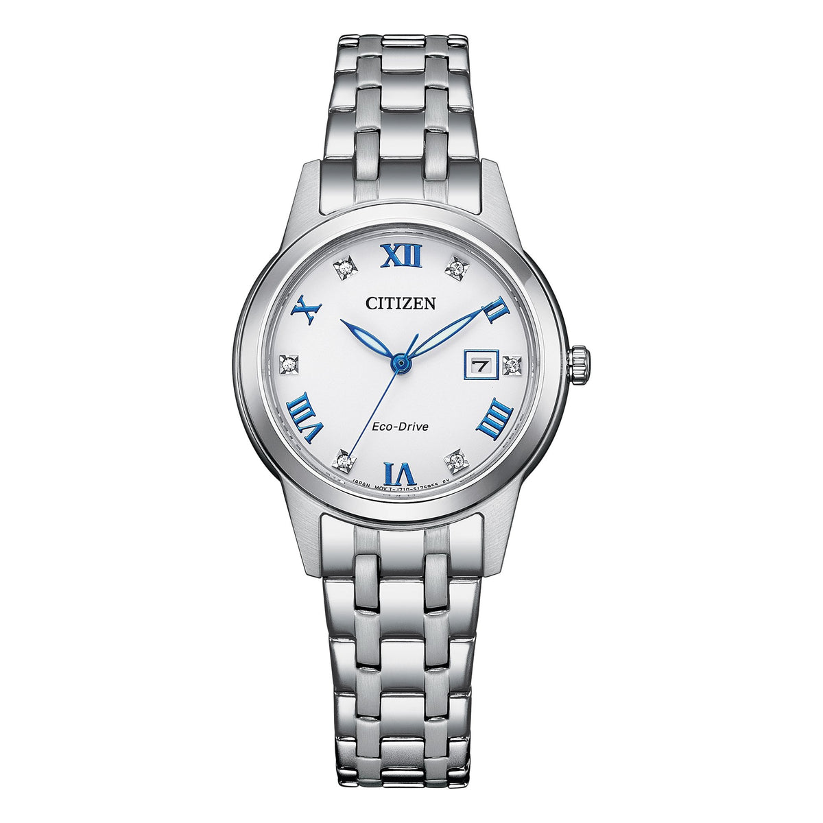 Ladies Stainless Steel Eco-Drive Watch FE1240-81A