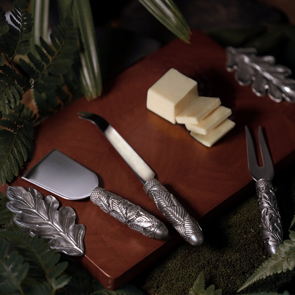 Royal Selangor Pewter Woodland Cheese Knife Trio 0148004