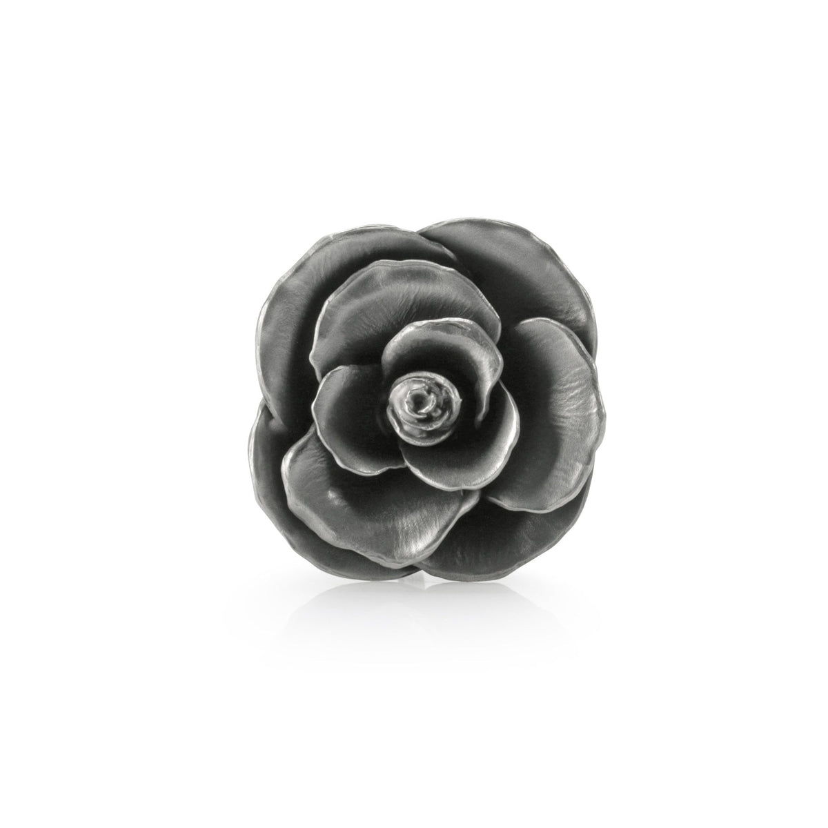 Rosa Blossom Pewter Flower Height 23.5cm 017002