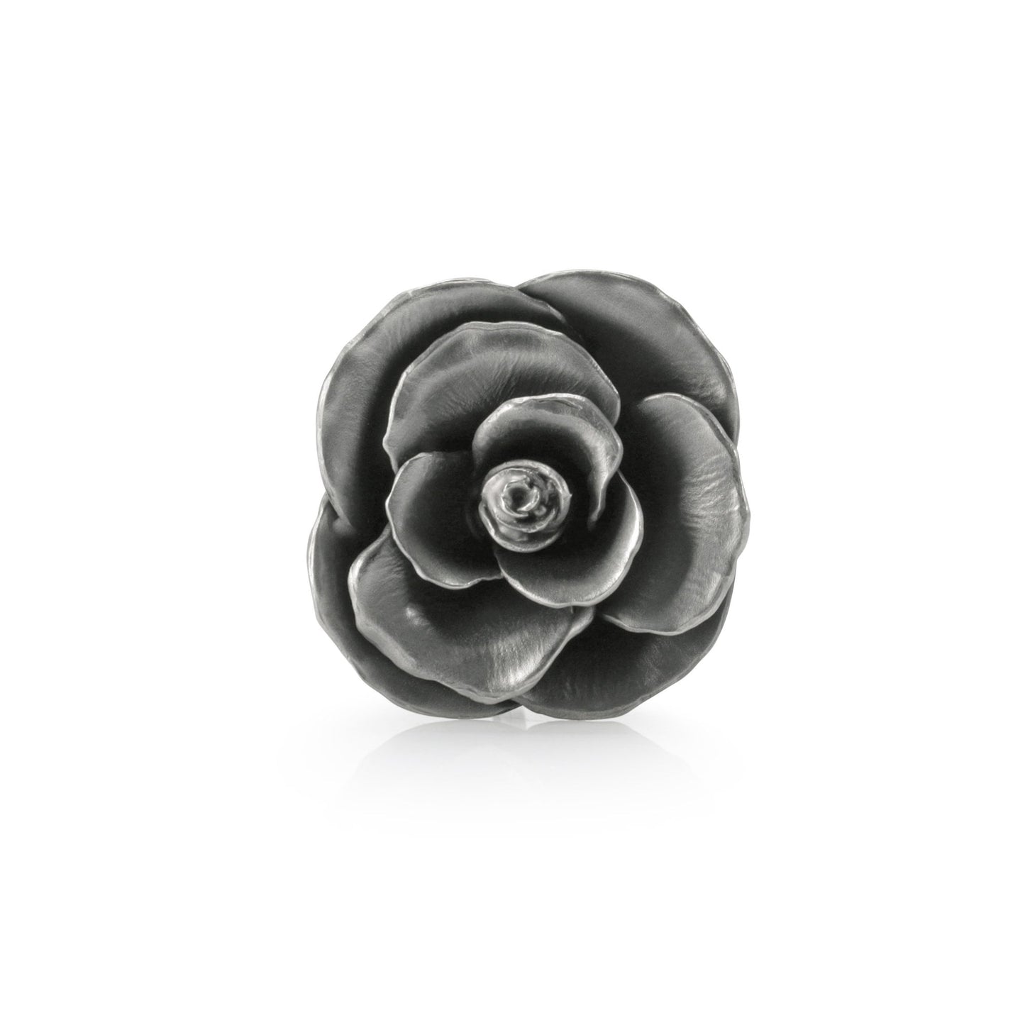Rosa Blossom Pewter Flower Height 23.5cm 017002