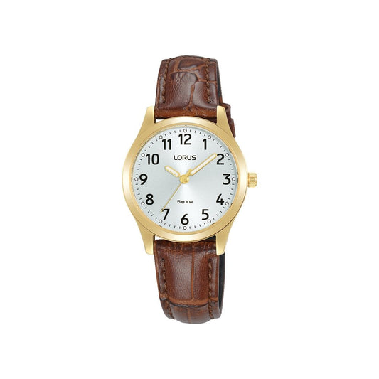 Ladies Everyday Gold Tone Watch on Leather Strap RRX20JX9