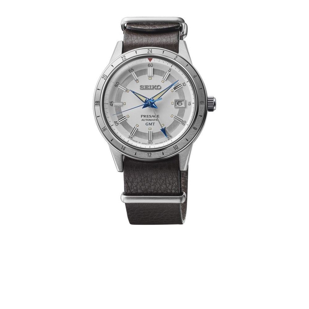Presage Automatic GMT Watch 60's Style Laurel SSK015J1