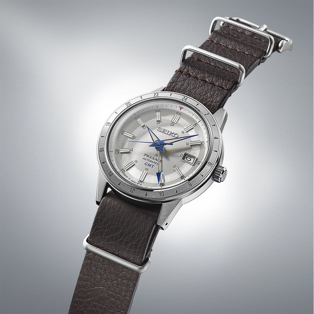 Presage Automatic GMT Watch 60's Style Laurel SSK015J1