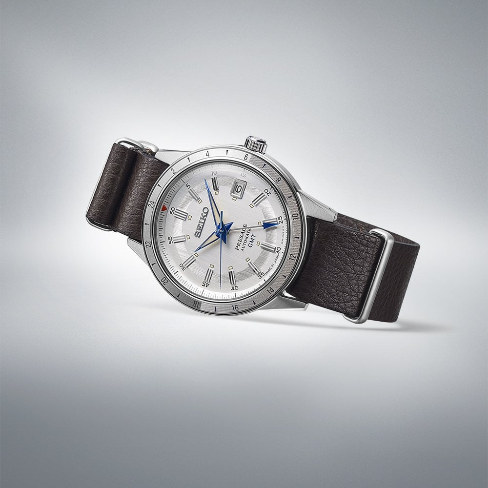 Presage Automatic GMT Watch 60's Style Laurel SSK015J1