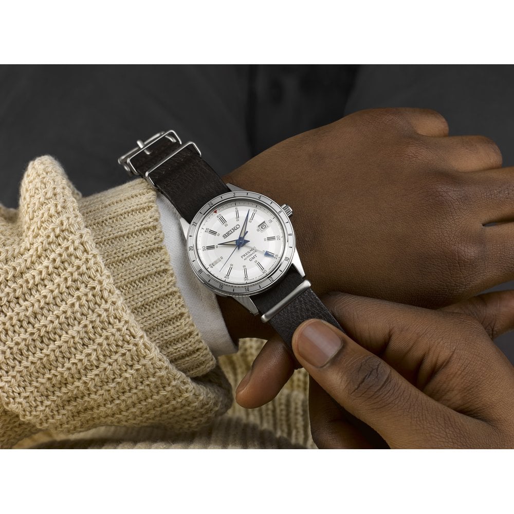 Presage Automatic GMT Watch 60's Style Laurel SSK015J1