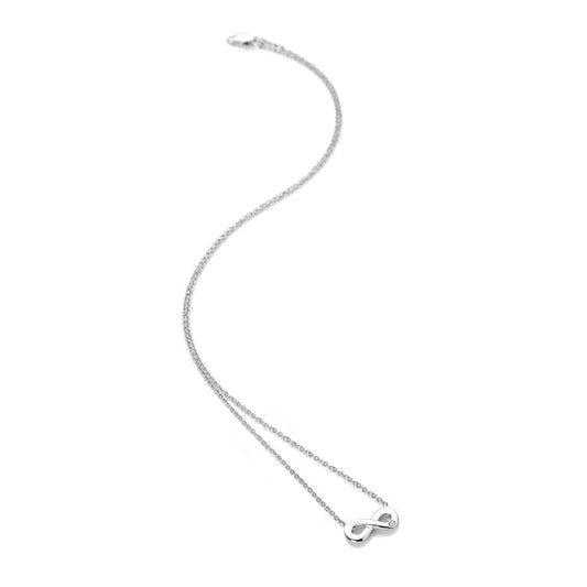 Sterling Silver Ladies Diamond Amulets Infinity Pendant DP893