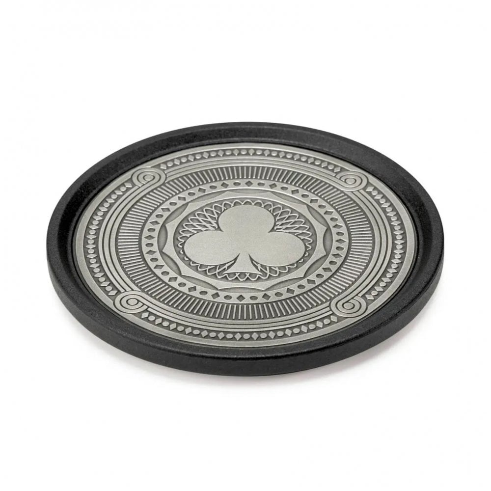 Set Of 4 Pewter Coaster Set 'Ace' 0137001