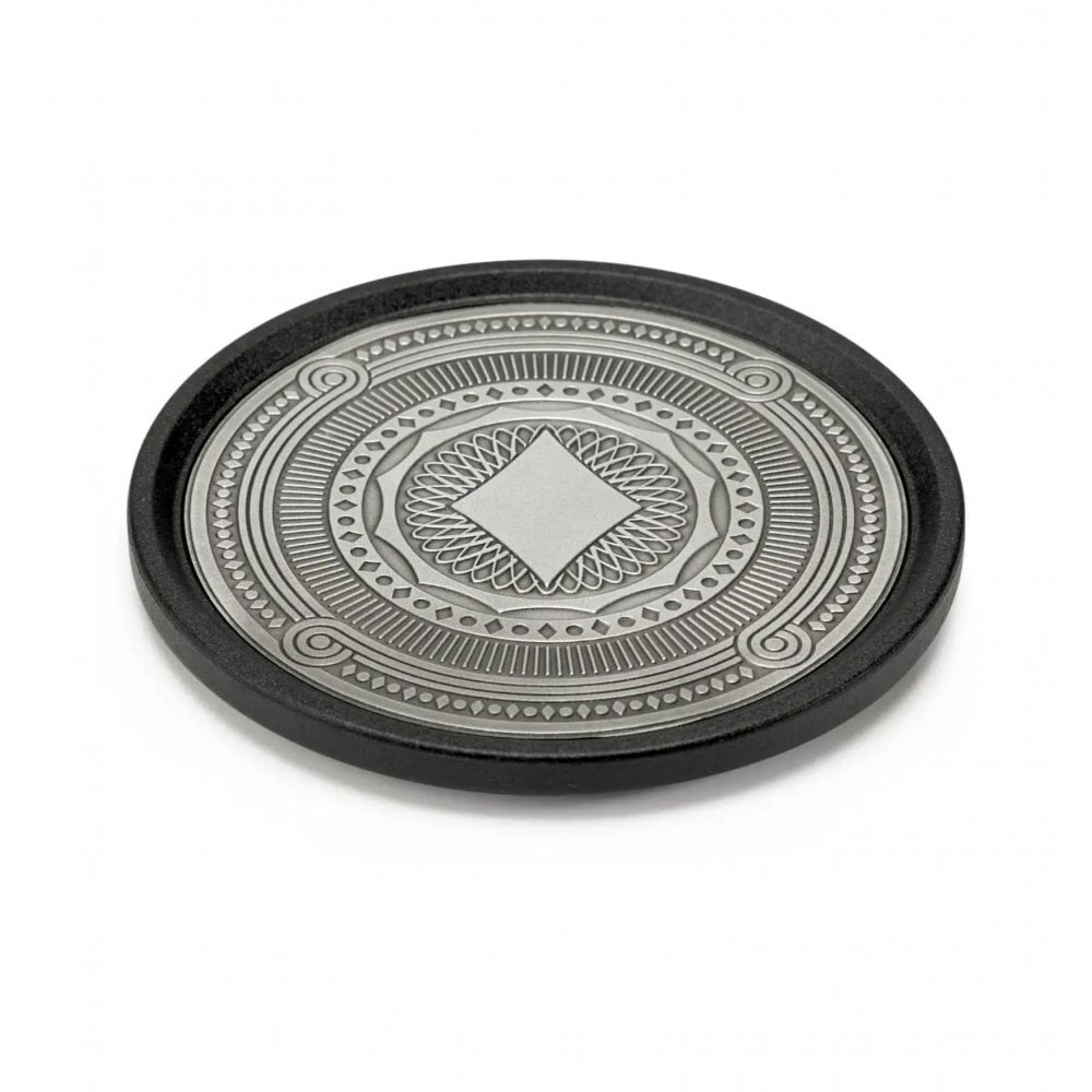 Set Of 4 Pewter Coaster Set 'Ace' 0137001