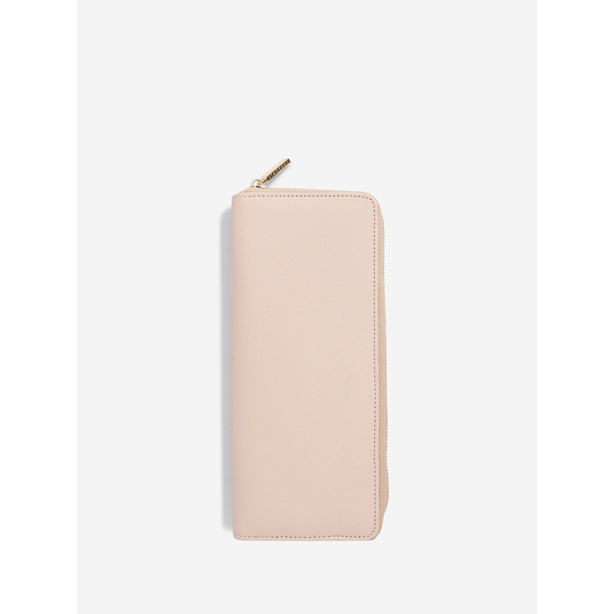 Ladies Faux Leather Blush Jewellery Roll 75758