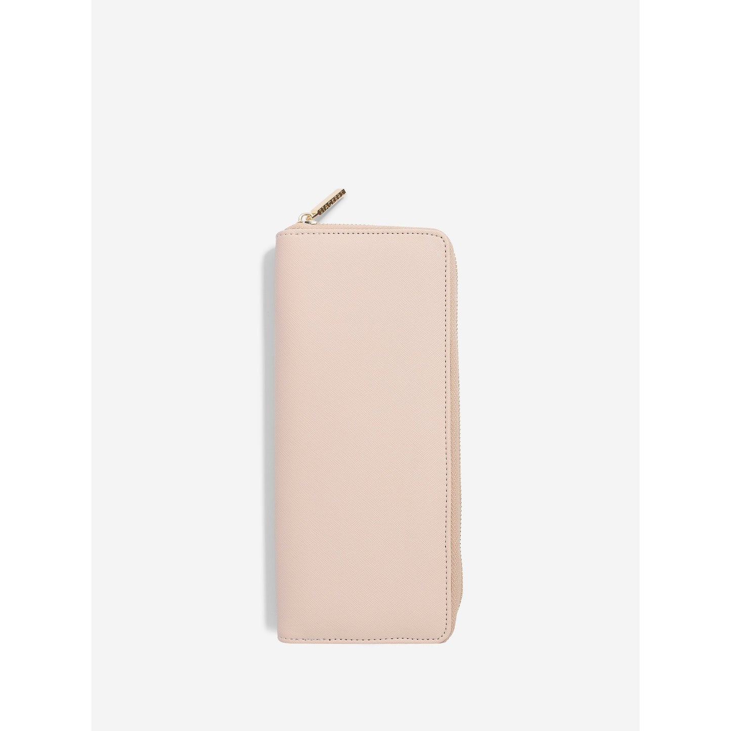 Ladies Faux Leather Blush Jewellery Roll 75758