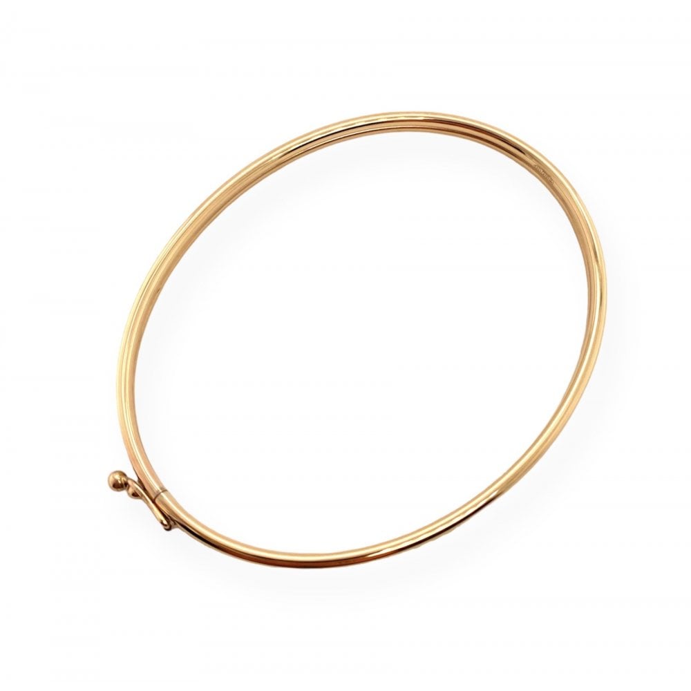 9ct Yellow Gold Bangle with Polished Finish