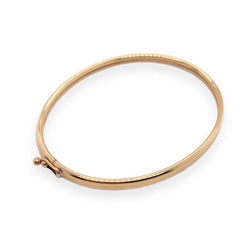9ct Yellow Gold Bangle with Polished Finish