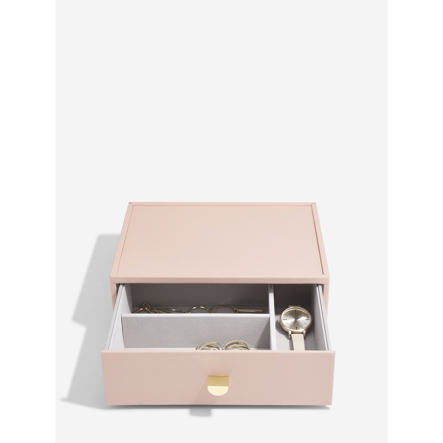 Ladies Faux Leather Display Classic Jewellery Set of 3 Box 75887