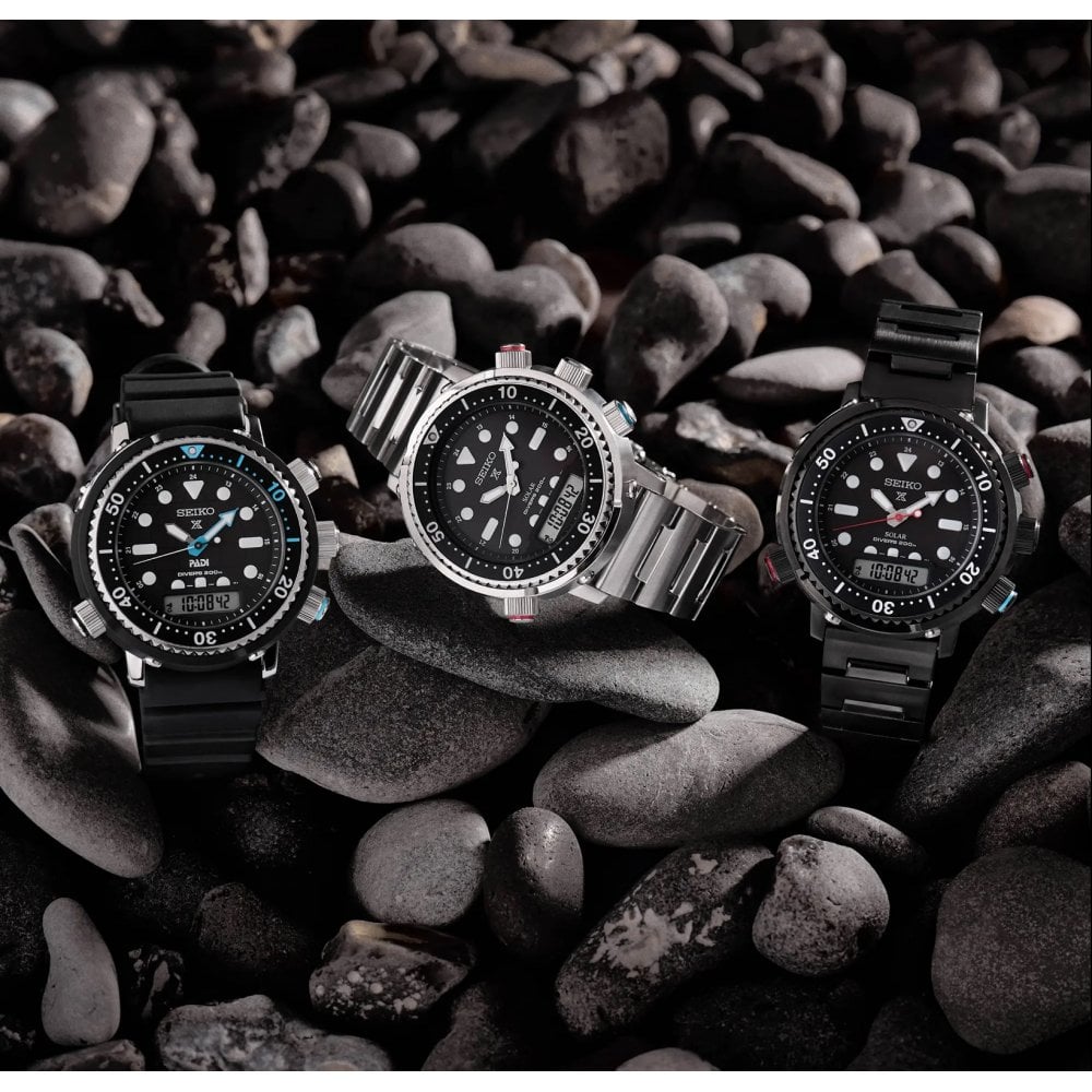 Prospex Solar Divers Duo Watch, Alarm 'Arnie' SNJ035P1