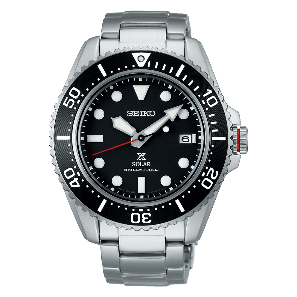 Prospex Gents Steel Solar Diver's Watch on Bracelet SNE589P1