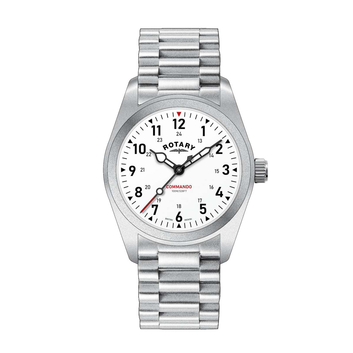 Gents Steel Quartz Field Watch on Bracelet GB05535/18