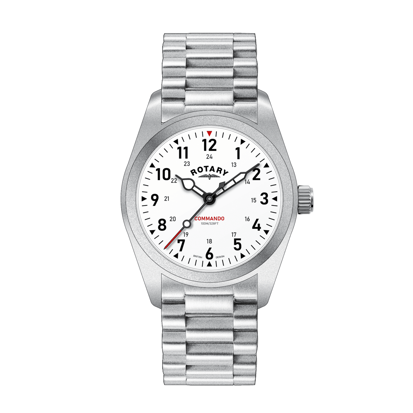 Gents Steel Quartz Field Watch on Bracelet GB05535/18