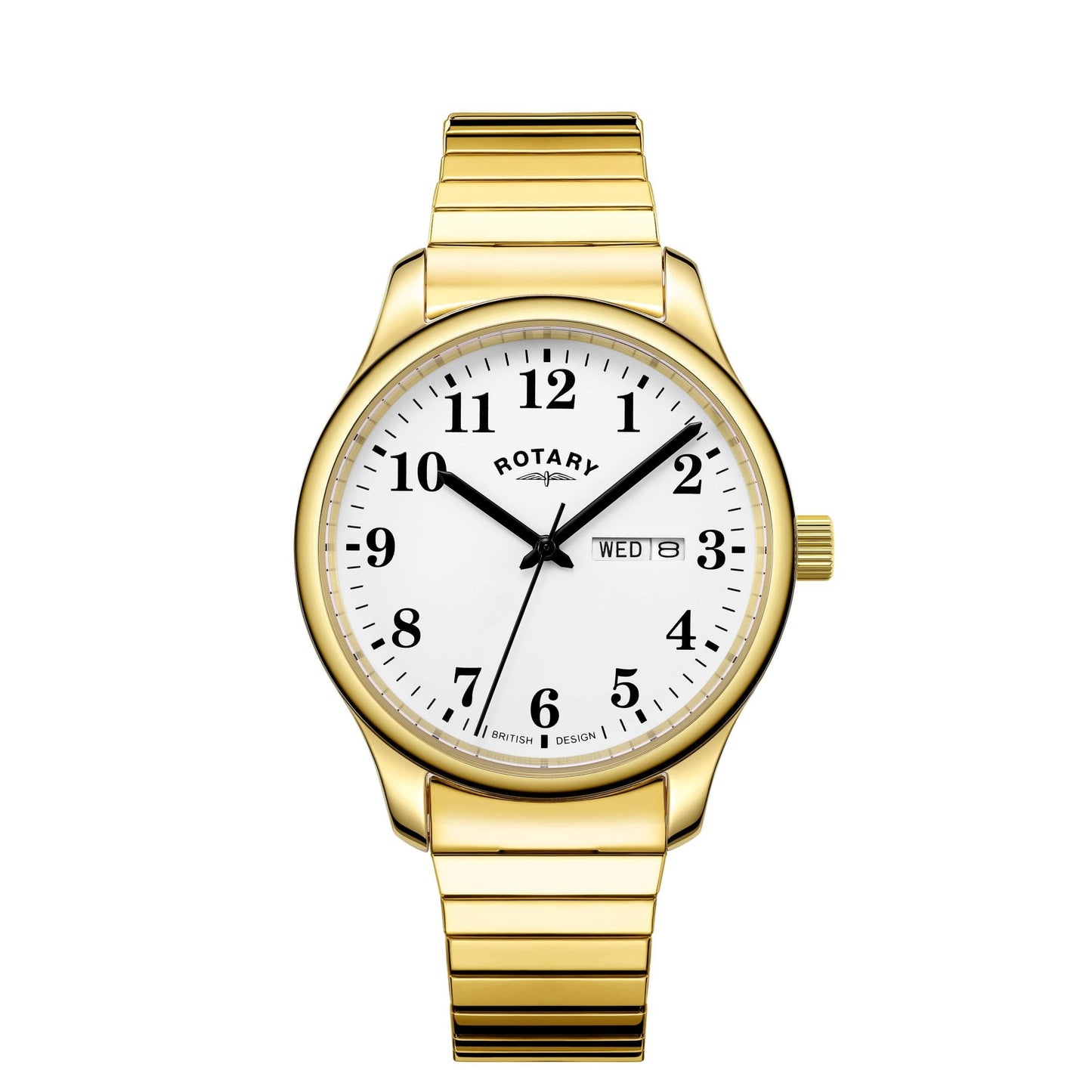 Gents Gold Tone Everyday Watch on Expanding Bracelet RGB05762/18