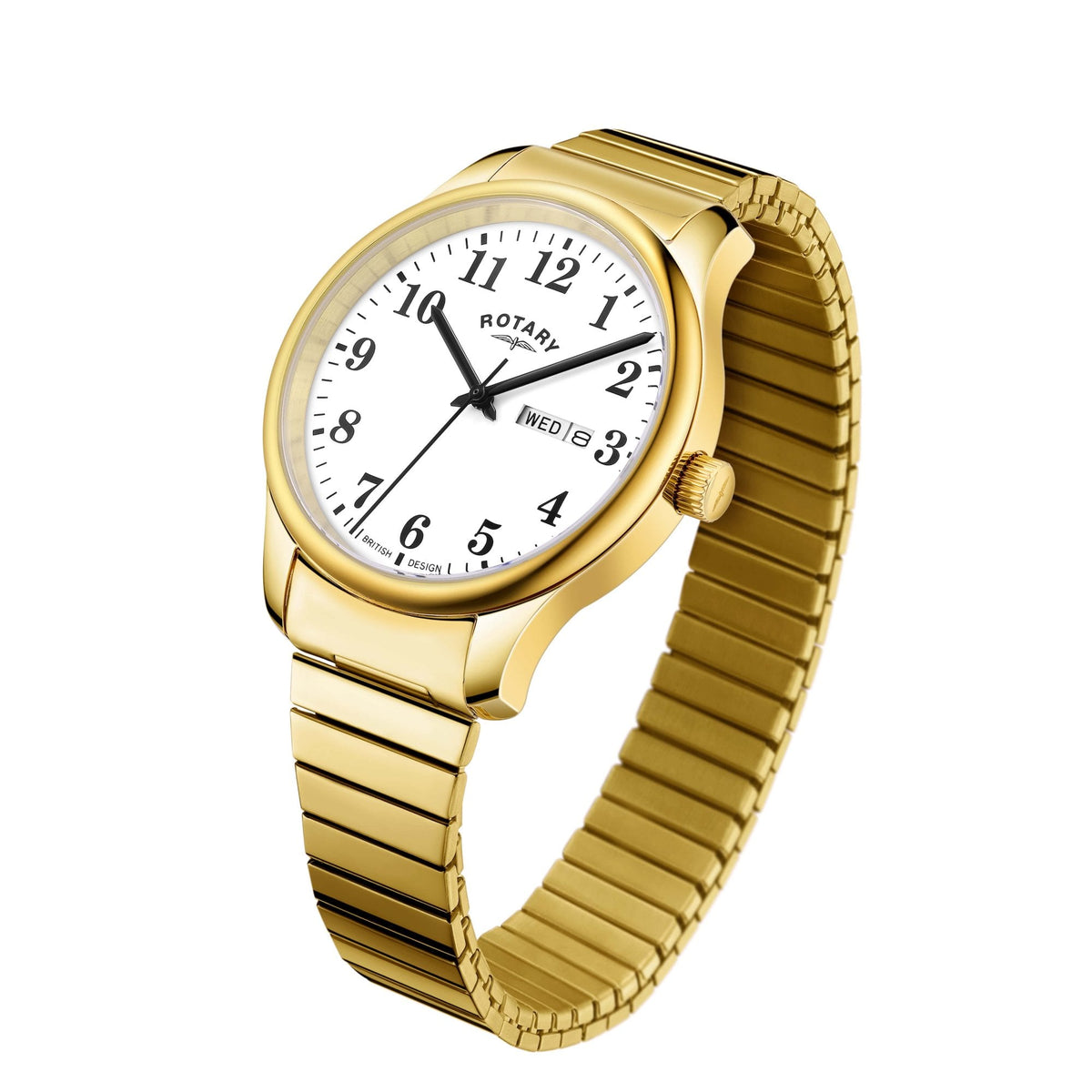 Gents Gold Tone Everyday Watch on Expanding Bracelet RGB05762/18