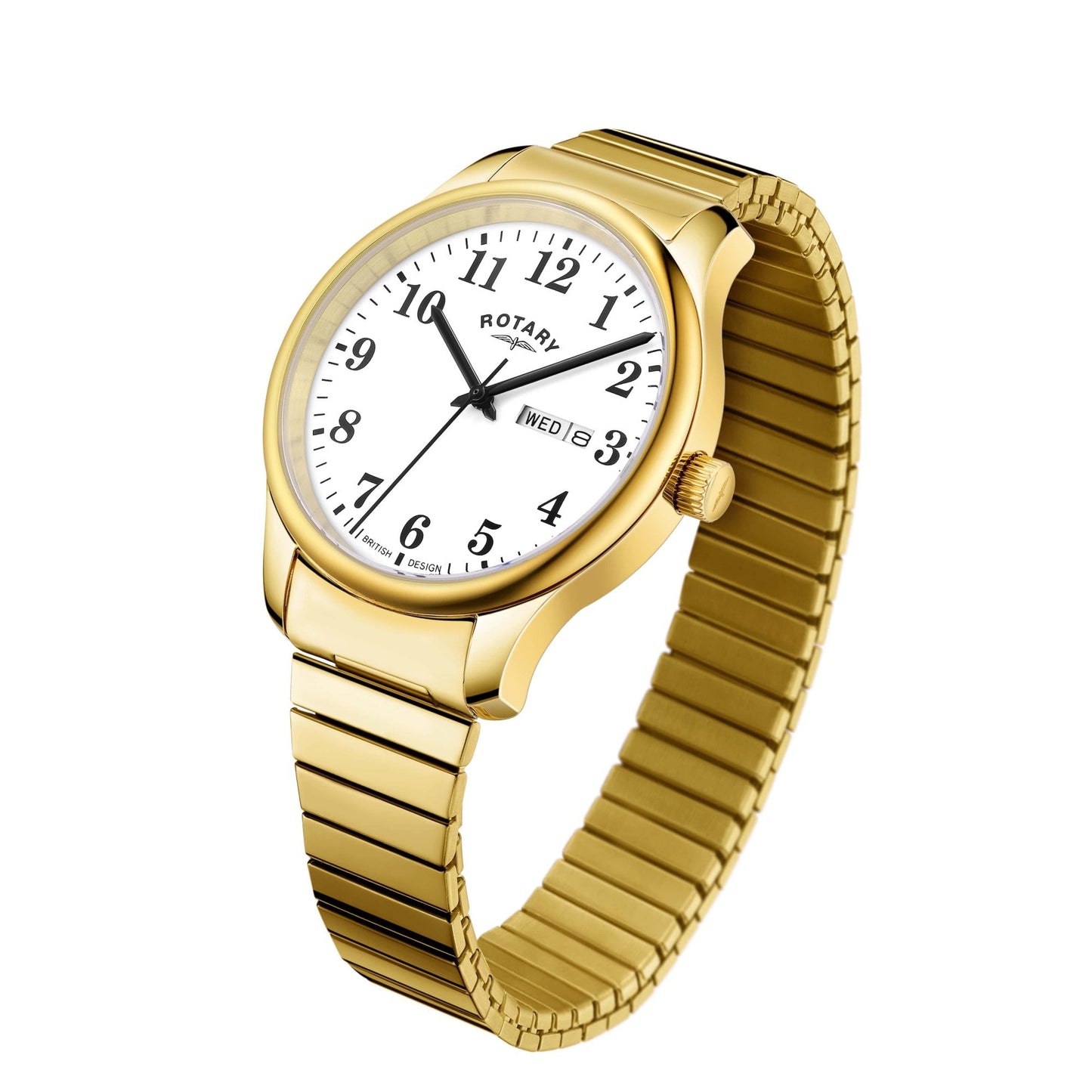Gents Gold Tone Everyday Watch on Expanding Bracelet RGB05762/18