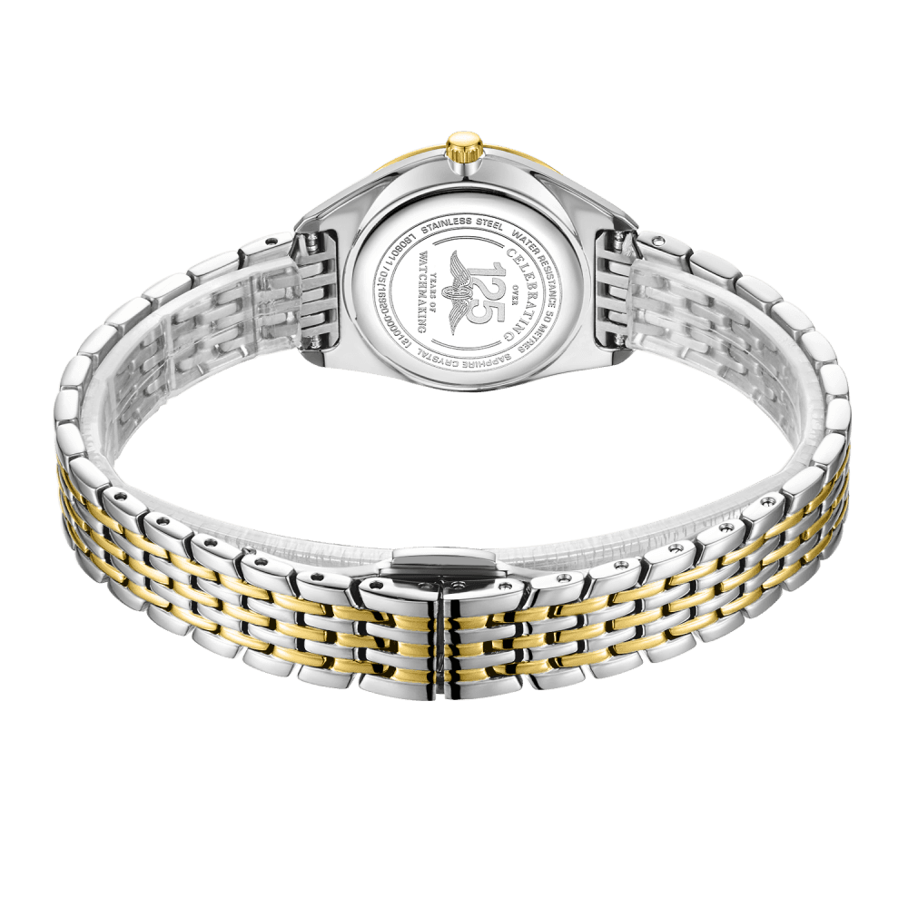 Ladies Two Tone Ultra Slim Dress Watch on Bracelet LB08011/05