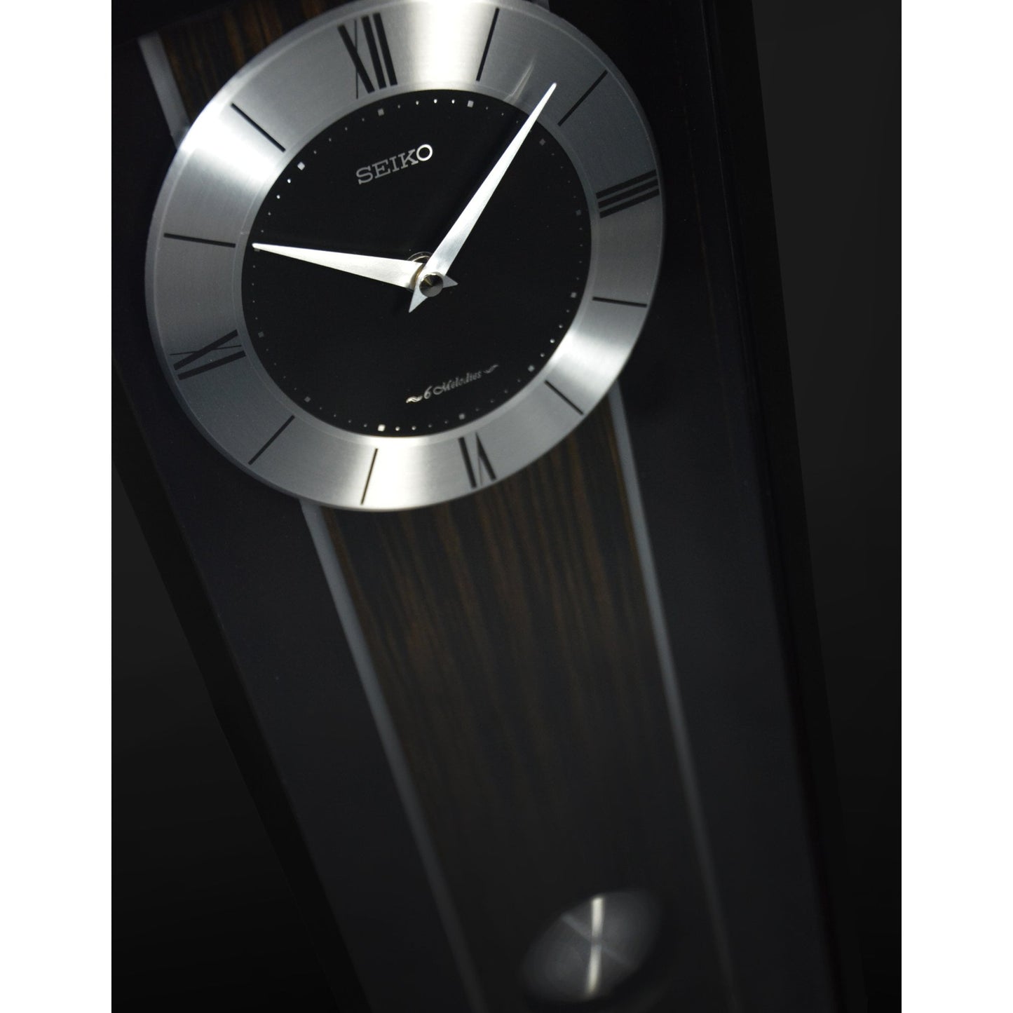 Wooden Musical Pendulum Battery Wall Clock QXM396B