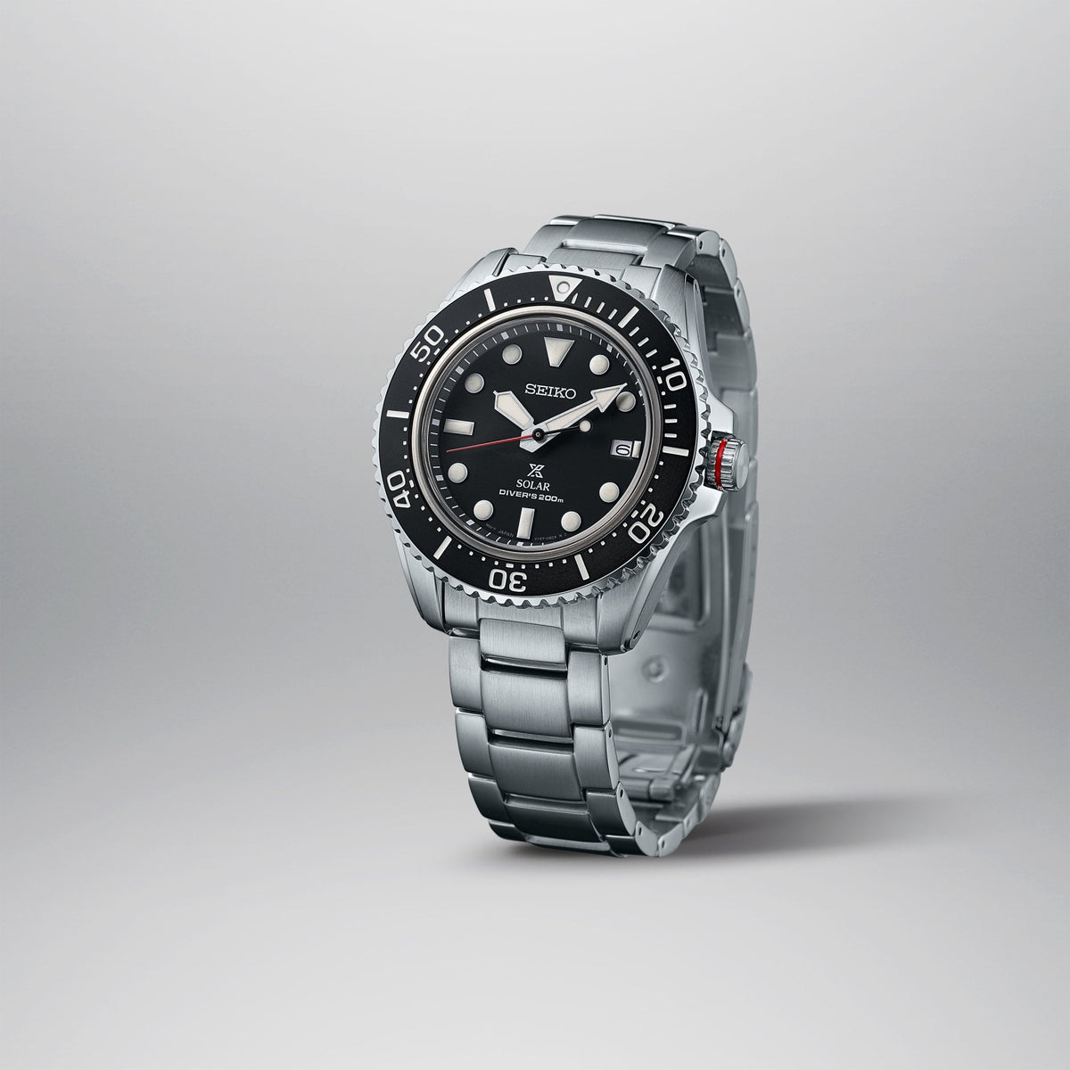 Prospex Gents Steel Solar Diver's Watch on Bracelet SNE589P1