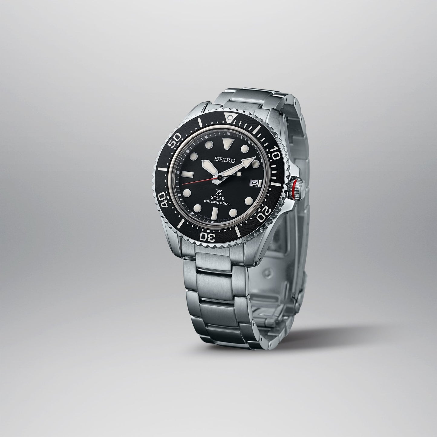 Prospex Gents Steel Solar Diver's Watch on Bracelet SNE589P1